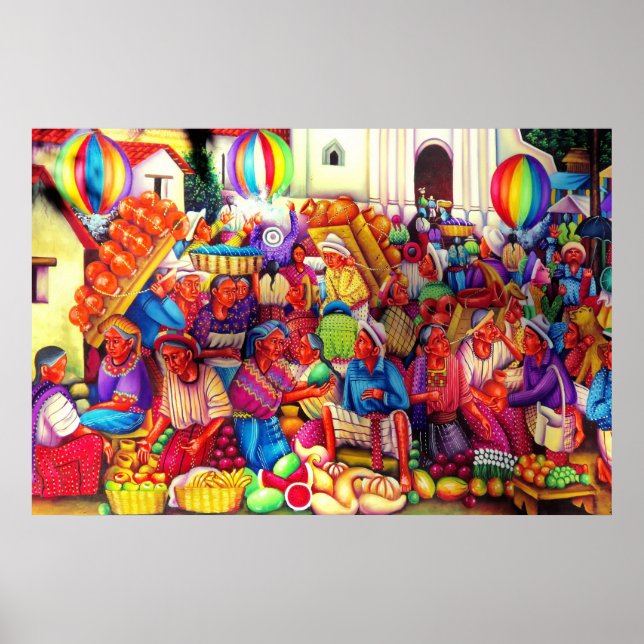 Guatemala Art Poster (Framsidan)