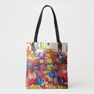 Guatemala Art Tote Bag Tygkasse