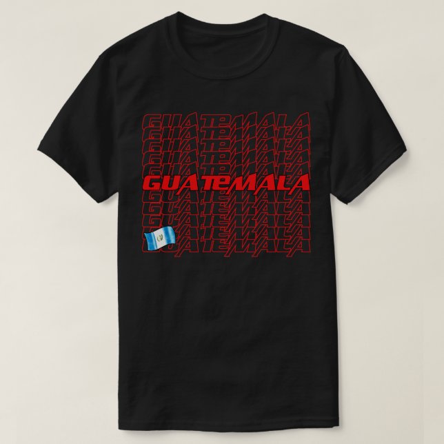 Guatemala Cascade text 1 T Shirt (Design framsida)