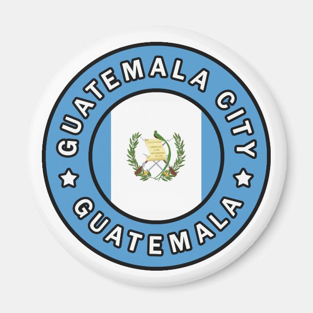 Guatemala City Guatemala Magnet (Framsidan)