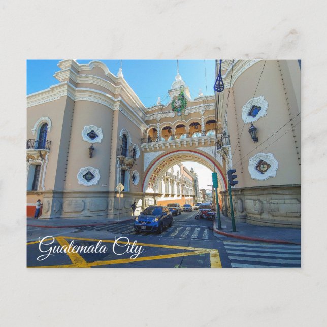 Guatemala City Vykort (Framsida)