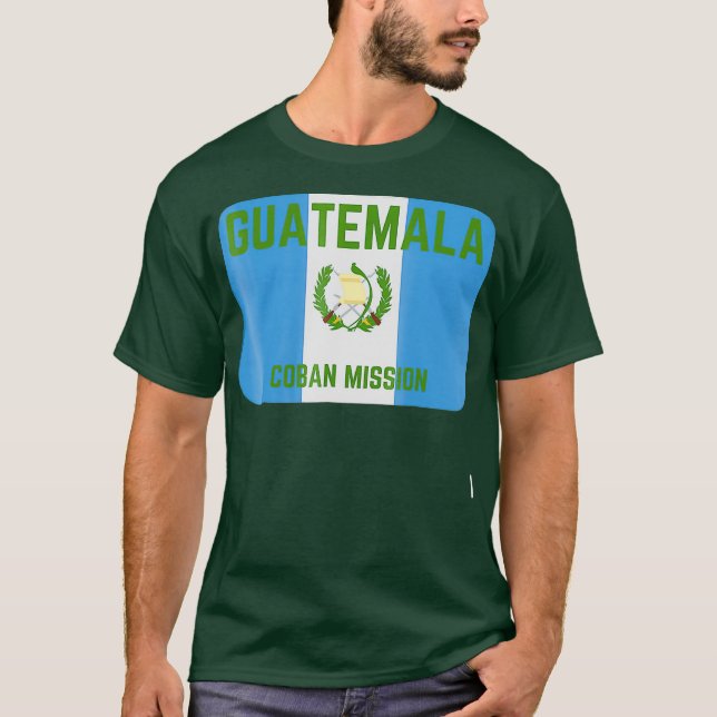 Guatemala Coban LDS Mormon Uppdrag T Shirt (Framsida)