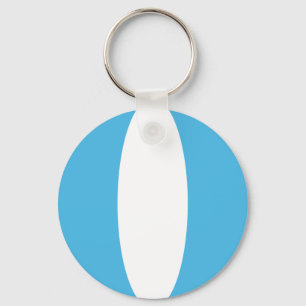 Guatemala Fisheye Flagga Keychain Nyckelring