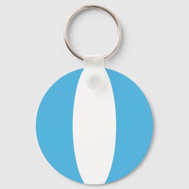 Guatemala Fisheye Flagga Keychain Nyckelring (Framsida)