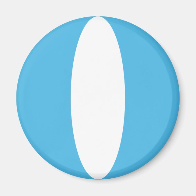 Guatemala Fisheye Flagga Magnet (Framsidan)