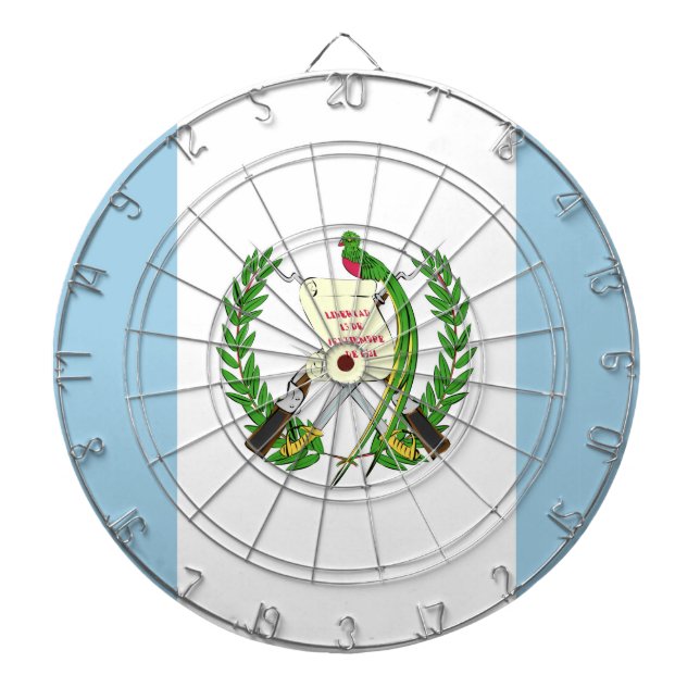 Guatemala Flag Emblem Darttavla (Framsidan)