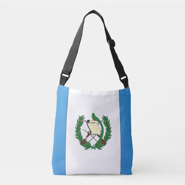 Guatemala flagga axelväska (Framsida)
