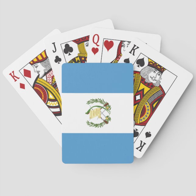 Guatemala flagga casinokort (Baksidan)