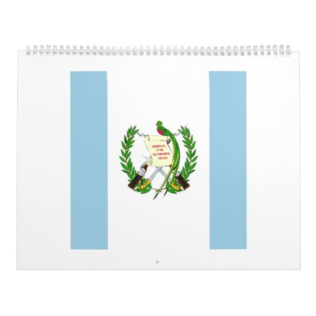 Guatemala Flagga Emblem Kalender (Omslag)