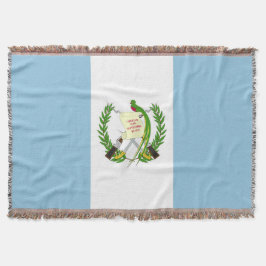 Guatemala flagga filt