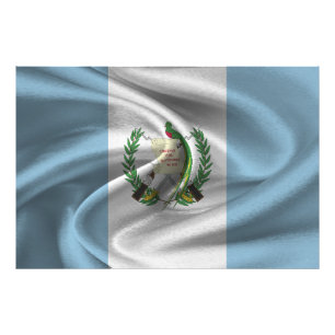 Guatemala Flagga Fototryck