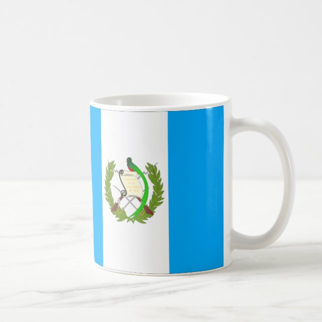Guatemala flagga kaffemugg (Höger)