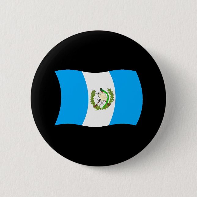 Guatemala Flagga Knapp (Framsida)