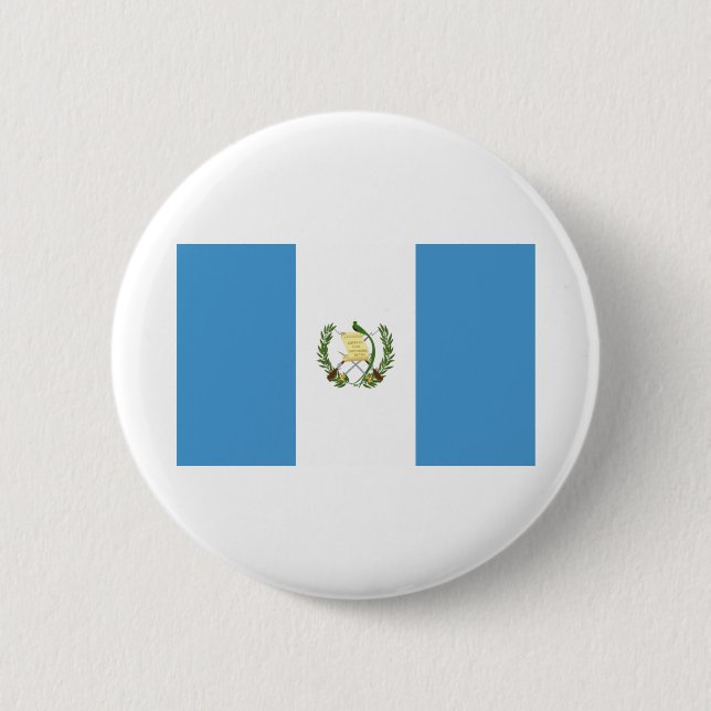 Guatemala Flagga Knapp (Framsida)