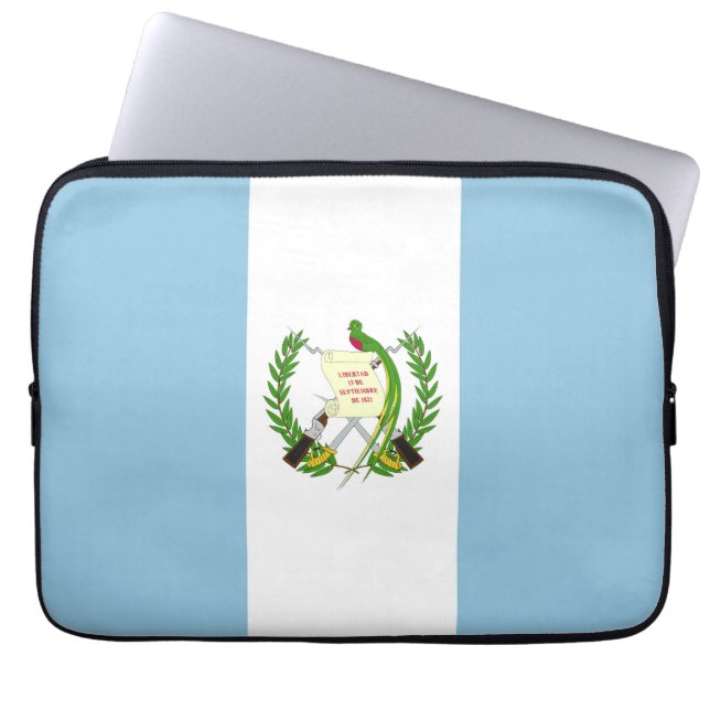 Guatemala flagga laptop fodral (Framsidan)
