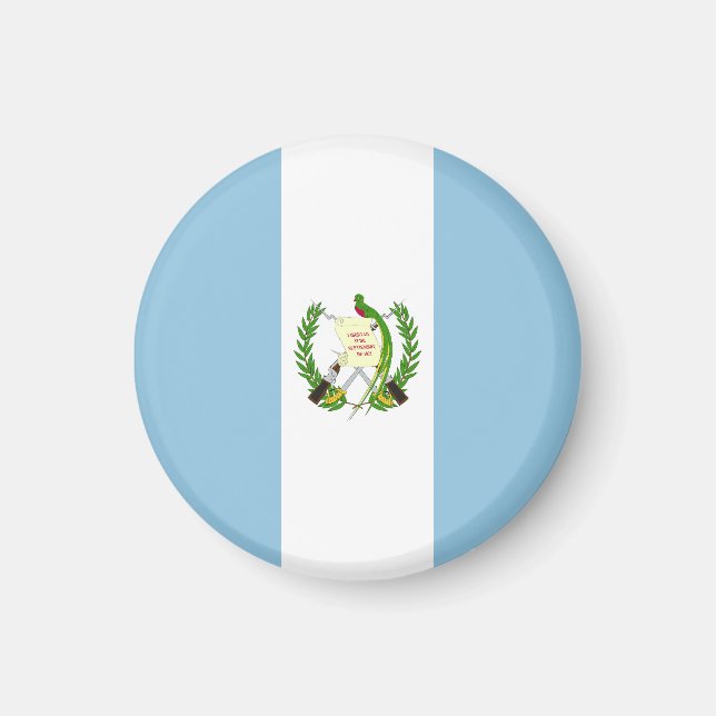 Guatemala flagga magnet (Framsidan)