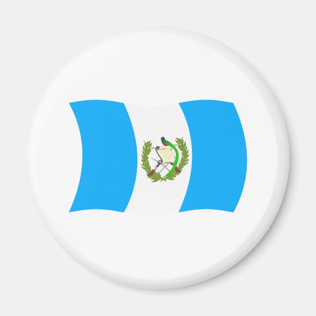 Guatemala Flagga Magnet (Framsidan)