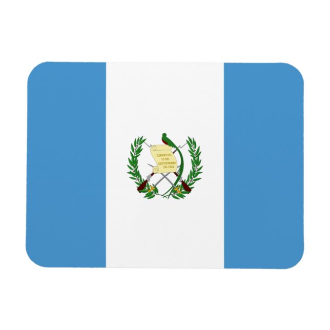 Guatemala Flagga Magnet (Horisontell)