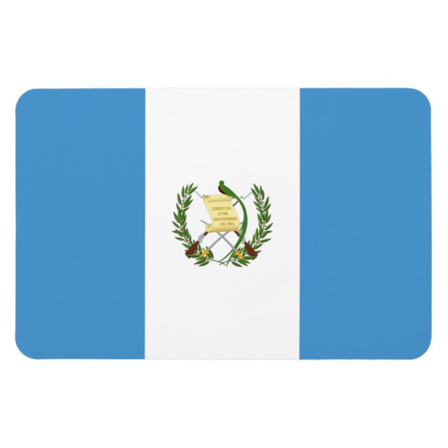 Guatemala flagga magnet (Horisontell)
