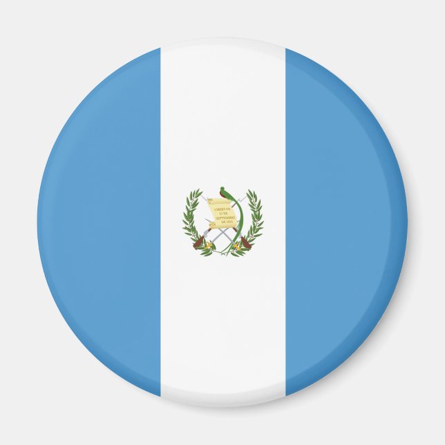 Guatemala flagga magnet (Framsidan)