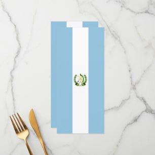 Guatemala flagga meny