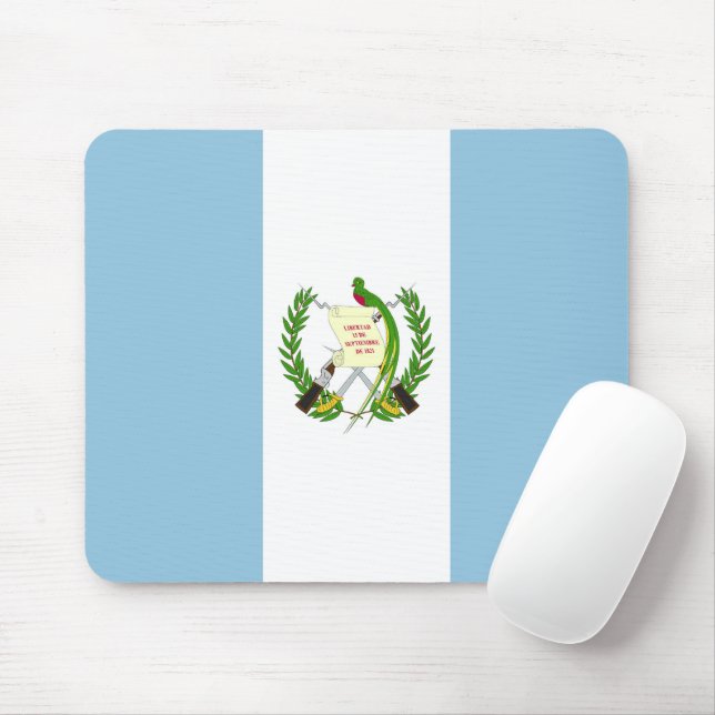 Guatemala flagga musmatta (Med mus)