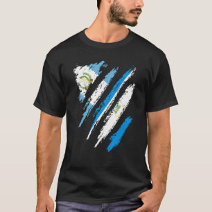 Guatemala Flagga Nicaragua Grown Patriot Land Str T Shirt