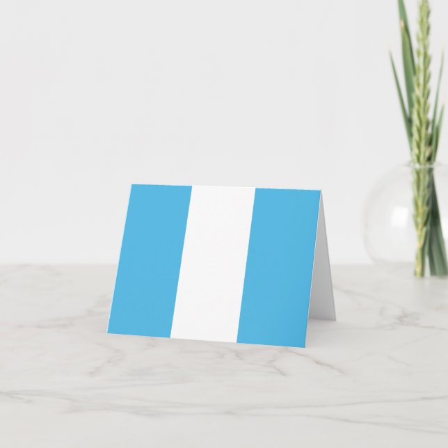 Guatemala Flagga Notekort Kort (Framsida)