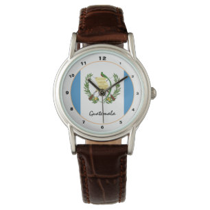 Guatemala Flagga och Guatemala trendig mode / desi Armbandsur