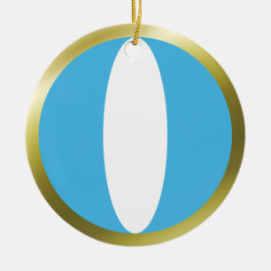 Guatemala Flagga Ornament