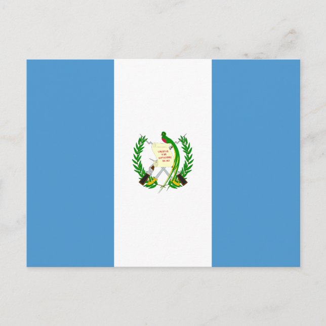 Guatemala Flagga Postcard Vykort (Framsida)