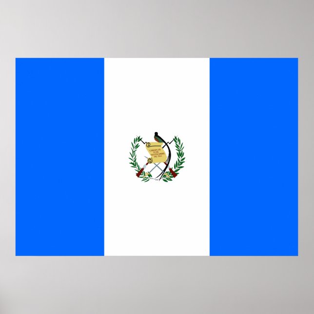 Guatemala Flagga Poster (Framsidan)