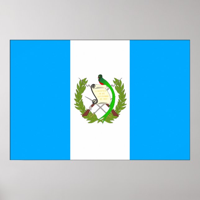 Guatemala Flagga Poster (Framsidan)