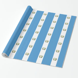 Guatemala flagga presentpapper
