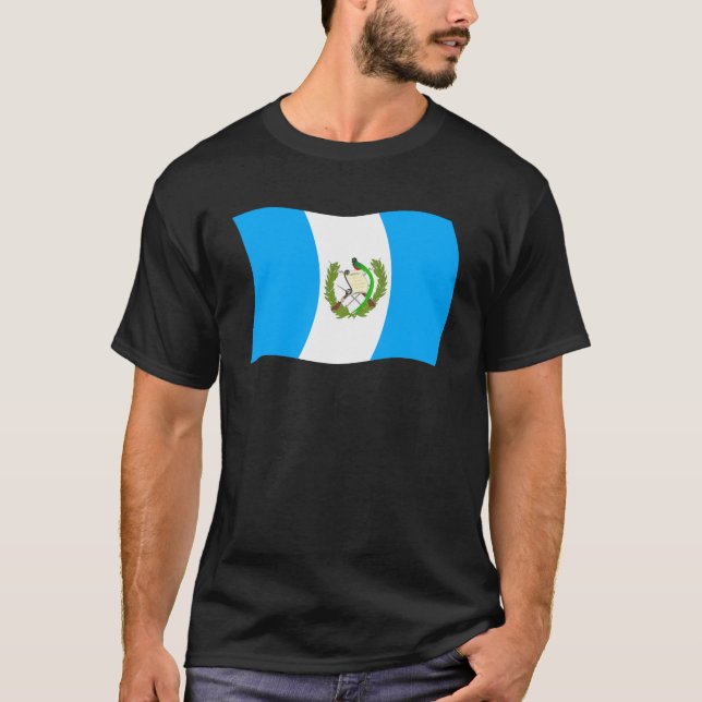 Guatemala Flagga Shirt Tee (Framsida)