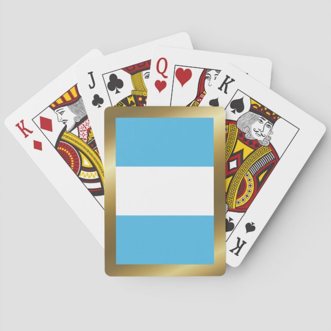 Guatemala Flagga Spelkort (Baksidan)