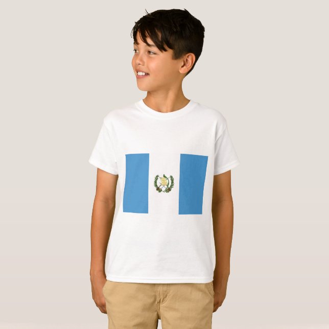 Guatemala flagga t-shirt (Hel framsida)