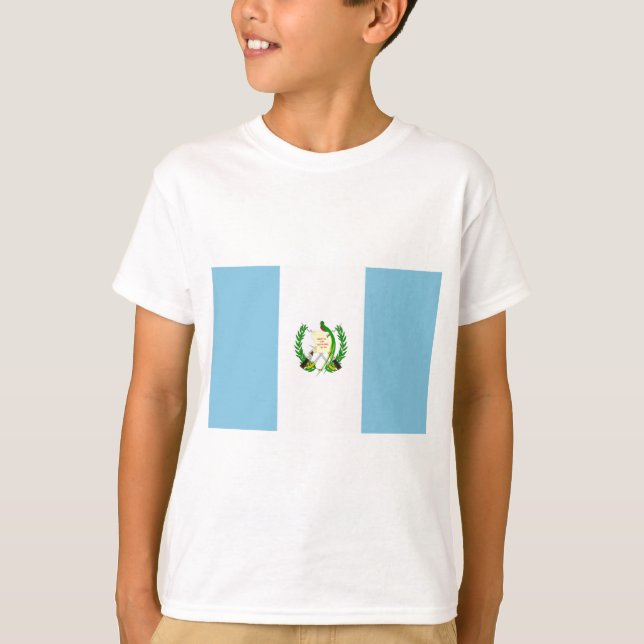 Guatemala flagga tee (Framsida)