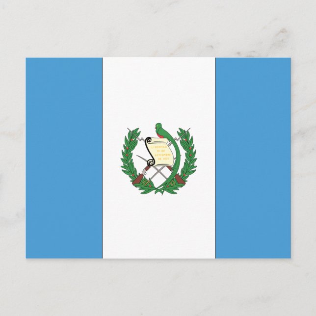 Guatemala Flagga Vykort (Framsida)