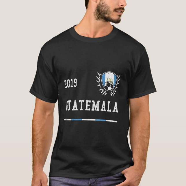 Guatemala Football Jersey 2019 Guatemalas Ocer H T Shirt (Framsida)