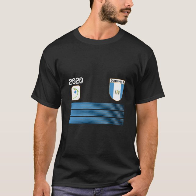 Guatemala Football Jersey 2020 Guatemala Ocer T Shirt (Framsida)