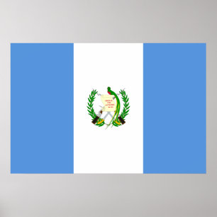 Guatemala, Grenada flagga Poster