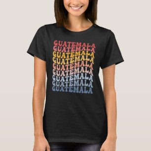 Guatemala Groovy Retro Guatemalan T Shirt
