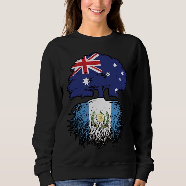 Guatemala gualanska Australien Australien Träd T Shirt (Framsida)