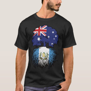 Guatemala gualanska Australien Australien Träd T Shirt