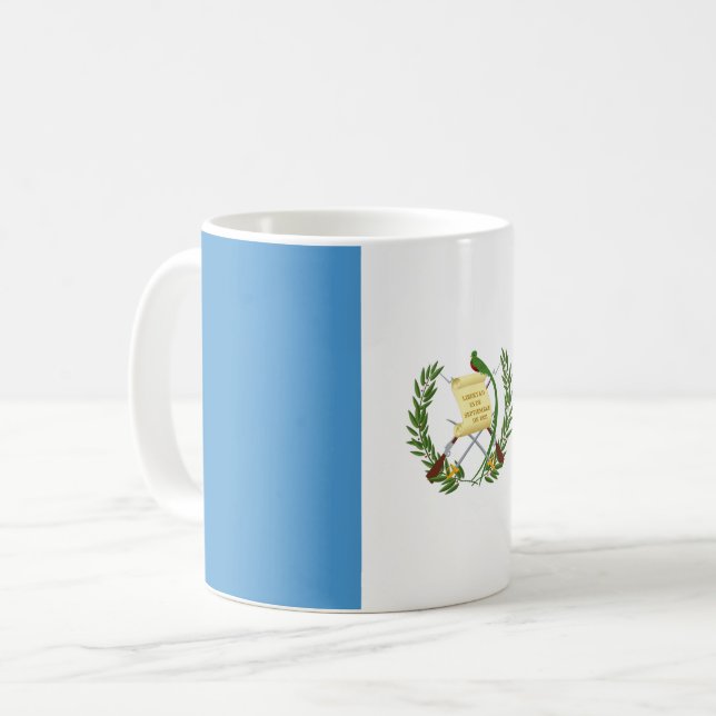 Guatemala (Guatemala) Flagga Kaffemugg (Framsida vänster)