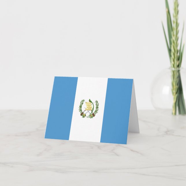 Guatemala (Guatemala)-Flagga Kort (Framsida)
