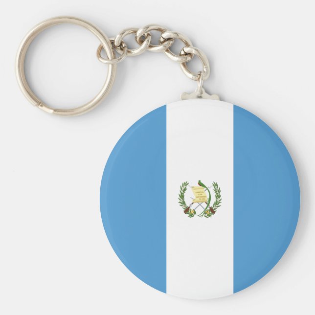 Guatemala (Guatemala) Flagga Nyckelring (Framsidan)