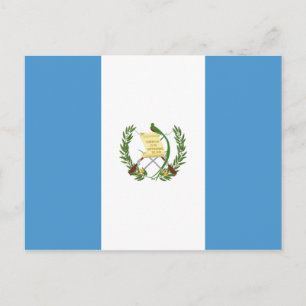 Guatemala (Guatemala) Flagga Postcard Vykort