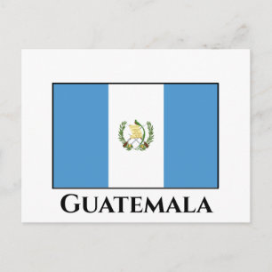 Guatemala (Guatemala) Flagga Vykort